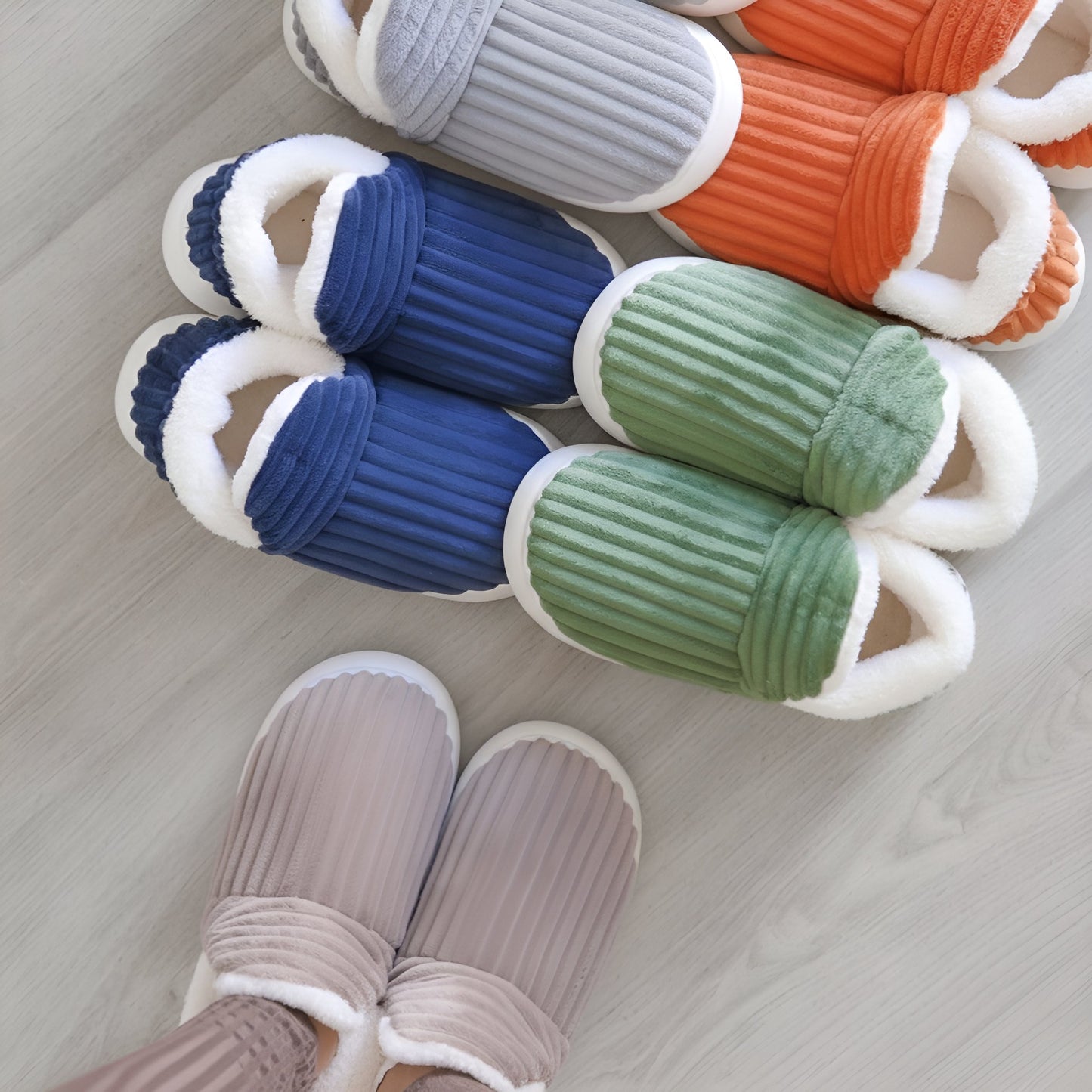 Pantoufle confort - 100% coton